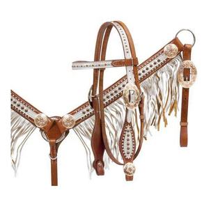 Collar de pecho de caballo y Occidental nupcial con hebilla de metal Nombre de marca personalizado collar de pecho de cabeza occidental en precio económico - Product Image 6