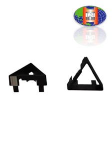 OEM Custom Black ABS <b>Plastic</b> Triangle Corner Bracket | High Impact <b>Plastic</b> <b>Edge</b> Guards and Alignment Spacers - Product Image 5