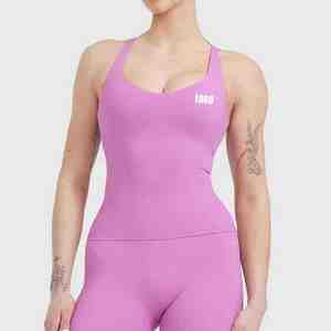 Ropa Deportiva con Logotipo Personalizado para Mujer, Conjunto de 2 Piezas, Sujetador Deportivo, Leggings para Yoga, Gimnasio y Ejercicio - Product Image 1