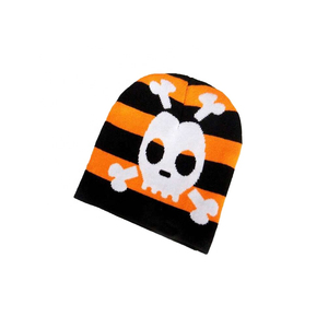 Bonnet unisexe en acrylique, décontracté, pour l'hiver, disponible en OEM/ODM, bonnet doux en tricot avec motif - Product Image 3