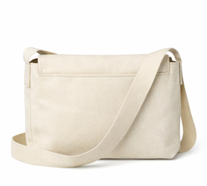 Bolsa de maquillaje personalizada con logotipo a color, bolsa de compras de lona de algodón ecológica, suave y estructurada, con asa y correa para el hombro. - Product Image 2