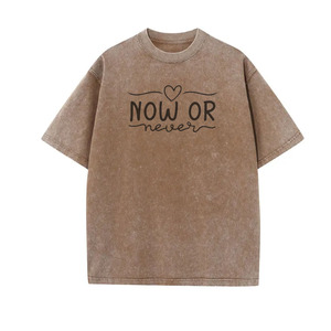 Camiseta Vintage con Lavado Ácido, Unisex, Corte Holgado, Estilo Urbano, con Gráficos, Proveedor OEM ODM, Cuello Redondo, Top Urbano - Product Image 4