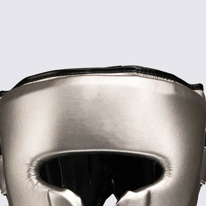 RTS Wholesale Price Pu Leather Universal Men's <b>Head</b> Guard Breathable Custom Made Logo <b>Training</b> <b>Head</b> Gear Protector AI-HG-36 - Product Image 6