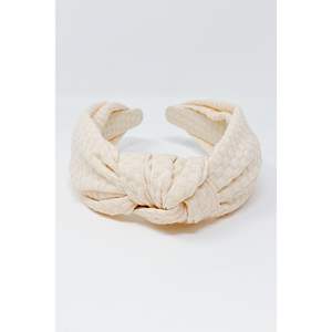 Fascia per capelli ricamata con ciondolo - Product Image 4