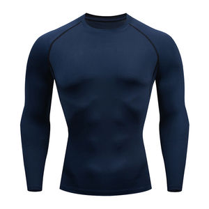 Camiseta Deportiva de Compresión de Manga Larga de Secado Rápido para Hombre, para Gimnasio, Fitness y Running - Product Image 1