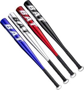 Set de Bate de Béisbol de 28 Pulgadas en Negro, Ligero, de 1 Pieza, 2.5 Pulgadas de Diámetro, para Principiantes - Product Image 5
