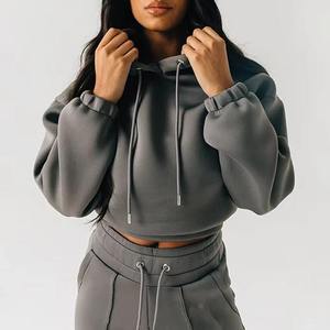 Conjunto Deportivo de Dos Piezas para Mujer, Sudadera Holgada y Pantalones Acampanados, Ropa Deportiva Informal para Entrenamiento y Descanso - Product Image 5