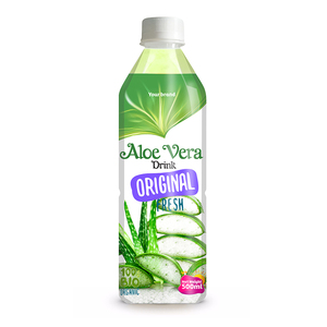 Boisson aromatisée à l'ananas, au fruit de la passion, à la mangue et à la noix de coco Tan Aloe Vera 500ml en bouteille PET, faible en gras, 100% pure, 10 Brix, à secouer bien avant consommation - Product Image 2