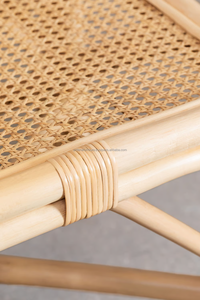 Silla de comedor minimalista moderna para exteriores, cómoda, de teca, ratán, respaldo de Metal para el hogar, bares, jardines, bodas, fiestas, escuelas - Product Image 5