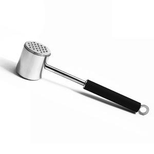 Maillet attendrisseur de viande double face en acier inoxydable de qualité commerciale, marteau à viande robuste, outil de cuisine durable - Product Image 2