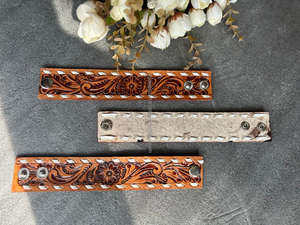 กำไลข้อมือหนังทำมือสำหรับทุกเพศ, สินค้ามาใหม่กำไลข้อมือแฟชั่นทำมือทาสีด้วยมือมีสไตล์ตะวันตกใช้ได้ทุกวัน - Product Image 6