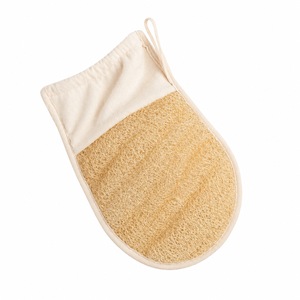 EXPAD Biodegradable Loofah Bath Pad <b>Exfoliating</b> <b>Sponge</b> Mina Brown for Men Women Daily Bath Care - Product Image 6