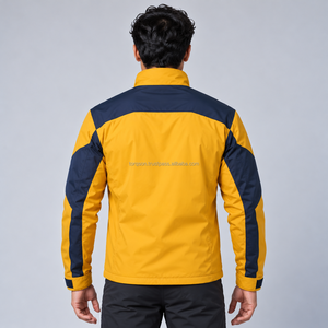 เสื้อแจ็คเก็ตไนลอนสำหรับขี่มอเตอร์ไซค์ พร้อมแถบสะท้อนแสง แผงระบายอากาศ และระบบปิดที่ปลอดภัยเพื่อการมองเห็นที่ดีขึ้นในเวลากลางคืน - Product Image 4