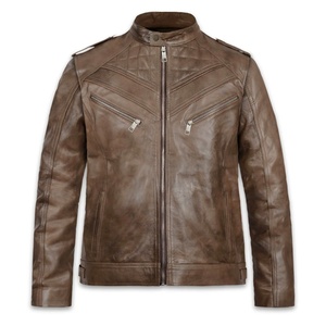 Chaqueta de Cuero para Hombre, Diseño Moderno y Elegante, Chaqueta de Primera Calidad para Hombre, Colección de Invierno, Estilo Casual y Formal - Product Image 1