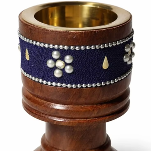 Brûleur à Bakhoor Traditionnel en Bois avec Base en Résine - Porte-Encens Oud Arabe pour Décoration d'Intérieur et Cadeaux - Product Image 1