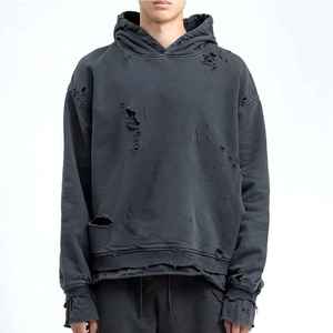 เสื้อฮู้ดดี้ผู้ชาย HAMIO SPORTS รุ่นวินเทอร์ ผ้าฝ้ายฟลีซ 100% ทรงปกติ น้ำหนัก 220 กรัม ไหล่ตก ลายนูน ซักด้วยโพแทสเซียม - Product Image 1