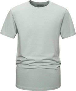 Camiseta de Algodón Lisa Informal para Hombre, Transpirable, Suave, Ligera y Cómoda para Uso Diario en Verano - Product Image 2