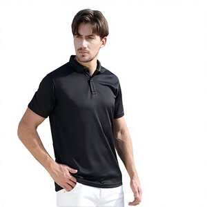 Vente en gros de t-shirts décontractés en coton 100% tricoté pour hommes, avec broderie personnalisée et impression de logo, pour le golf - Product Image 5