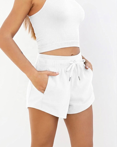 Women's Autumn Lightweight Breathable Elastic Athletic <b>Shorts</b> Quick Dry 5 Inch Gym Workout Pockets Printed Sports Running Sets - Product Image 1