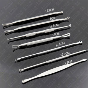 Kit de 7 Piezas de Extractores de Puntos Negros y Blancos de Acero Inoxidable de Primera Calidad, Herramientas Profesionales para Eliminar Granos y Acné - Product Image 2