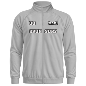 เสื้อแจ็คเก็ตโพลีเอสเตอร์แบบมีซิปเต็มตัว สกรีนโลโก้ตามสั่ง สำหรับสโมสร โรงเรียน ทีมกีฬา ฝึกซ้อม รับผลิตแบบ OEM ODM ขั้นต่ำ 10 ชุด ชุดยูนิฟอร์มโรงเรียนและสโมสร - Product Image 3