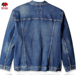 Chaqueta Vaquera Personalizada de Primera Calidad Ryan Pro Gear para Hombre, Cierre de Botones, Acolchada, de Secado Rápido, con Logotipo Personalizado - Product Image 4