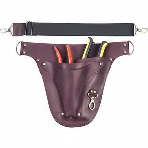 Cinturón de herramientas de cuero duradero para floristas, organizador profesional de jardinería, bolsa de cintura con múltiples bolsillos, venta al por mayor OEM a precio asequible - Product Image 1