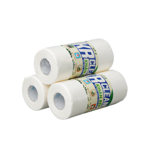 Lingettes de cuisine lavables écologiques Krclean, 50 feuilles, en pâte de bois vierge, 2 plis, réutilisables, multi-pliées, rouleau de papier pour l'élimination des taches d'huile - Product Image 1
