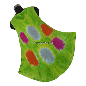 Latest <b>Summer</b> Wear <b>Bohemian</b> 100% Rayon Tie Dye Print Trendy <b>Dress</b> For Girls Women's Umbrella <b>Dress</b> Tie Dye Colorful Design Rayon - Product Image 1