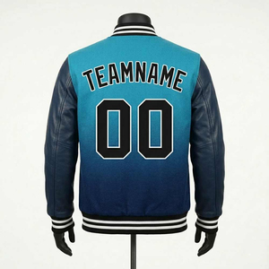 Best Quality Coated Stand Collar Front Logo Varsity Jacket Cool Style Over-sized Breathable Custom Logo OEM Service - Product Image 4