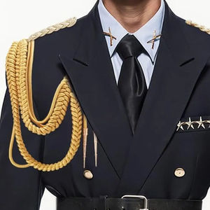 Cordón de Hombro Trenzado Personalizado Premium con Gancho, Cordón de Aiguillette para Vestimenta Formal, Ceremonias y Uso Profesional - Product Image 1