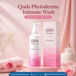 Quds Phytoderma Intimate Wash, nettoyant intime doux pour femmes, soin botanique pour une routine d'hygiène personnelle quotidienne - Product Image 1