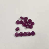 Acheter Original Indien Rubis Rose Naturel 2mm-8mm Rond Faceted Cut AAA Grade Handmade Inde Astrological Certified Loose Gemstones