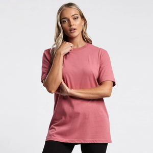 Camiseta de algodón 100% para mujer, camiseta ligera de alto rendimiento, transpirable, estilo oversized, crop top, camisetas para mujer - Product Image 5