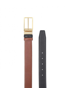 2026 Men's Stylish Reversible Genuine Leather <b>Dress</b> Belt High Quality Custom Logo Wholesale Jeans Belts Pin For Buckle OEM New - Product Image 2
