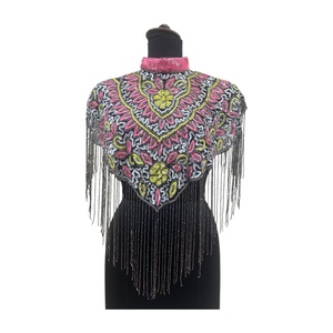 Cape à paillettes perlées 2026 en tissu 100% coton – Meilleur prix d'Inde - Product Image 1