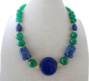 Collar de Cuentas de Resina Pulida Ecológico de Moda para Fiestas, Joyería Moderna Unisex - Product Image 2