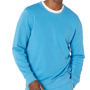 เสื้อสเวตเชิ้ตผู้ชายแบบเรียบง่าย ผ้าฝ้ายผสมขนแกะ น้ำหนัก 380 กรัม กันน้ำ กันลม เป็นมิตรกับสิ่งแวดล้อม น้ำหนักเบา - Product Image 1