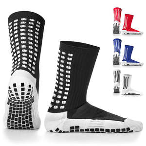 Football Anti Slip <b>Grip</b> <b>Sock</b> Breathable Cotton Unisex Winter Custom Logo Knit Sport <b>Socks</b> - Product Image 5