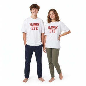 เสื้อยืดสตรีทแวร์ สกรีนโลโก้ได้ แขนสั้น ทรงหลวม คอกลม เสื้อลำลอง ขายส่งจากโรงงาน - Product Image 1