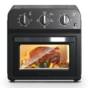 Four à convection multifonctionnel 13QT pour toute la famille, avec friteuse à air chaud et grille-pain intégrés, pour une cuisson saine sans huile par circulation d'air chaud - Product Image 1
