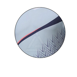 Conjunto de camiseta y pantalones cortos de tenis personalizados para hombre, uniforme que absorbe la humedad para clubes, escuelas y jugadores profesionales de tenis. - Product Image 5