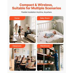 Kit de Timbre Inalámbrico IP54 Resistente al Agua, Alcance de 300 Metros, 5 Volúmenes Ajustables, 48 Tonos de Llamada, Fácil Instalación, Modelo Negro para Hogar y Oficina - Product Image 6