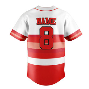 <b>Top</b> Sale Baseball Jersey Sportswear Customized Logo Sublimation Comfortable Quick Dry Full Button-Up Baseball Jersey - Product Image 2