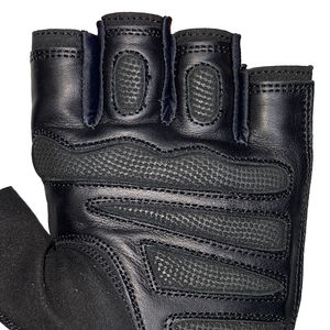 Guantes de Levantamiento de Pesas para Hombre, Color Negro y Blanco, Medios Dedos, con Soporte para Muñeca, para Entrenamiento de Fuerza, Guantes de Gimnasio Personalizados - Product Image 6