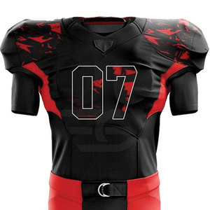 Ensemble d'uniformes de football américain de haute qualité, légers, respirants et très populaires, design OEM - Product Image 4