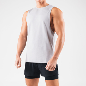 Camiseta Deportiva sin Mangas para Hombre, Diseño Más Reciente 2026, Diseño Personalizado con Logotipo Impreso, Camiseta Deportiva para Hombre - Product Image 2