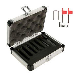 Utensili per tornio industriale super resistenti 40Cr, set da 7 inserti indicizzabili in carburo da 1/4 di pollice, utensili per tornitura super resistenti - Product Image 1