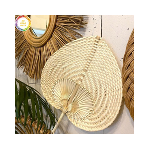 Ventilador de Bambú y Ratán Natural Sostenible para una Vida Sostenible, Accesorio de Refrigeración Ecológico Hecho a Mano, Regalo - Product Image 1