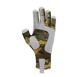 Gants de pêche unisexes personnalisés imperméables sublimés en nylon/spandex pour usage extérieur – Haute qualité, vente en gros - Product Image 6